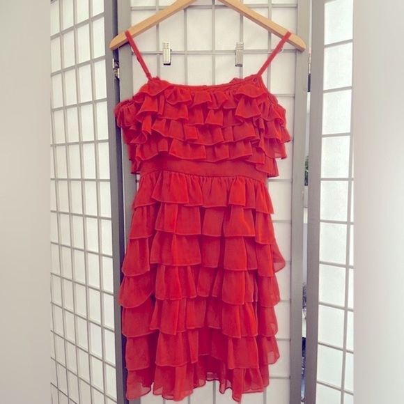 Juicy Couture Ruffle Dress with Spaghetti Straps - Size 8 - Picture 3 of 11